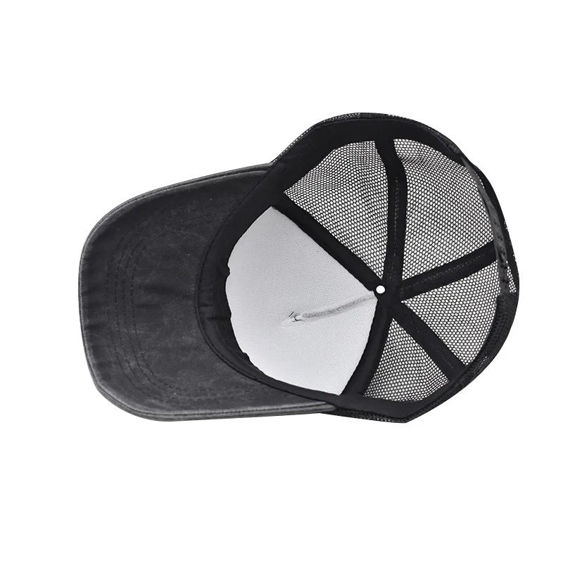 Move K-Pop Demon Hunters Mesh Color Blocked Baseball Cap Fashion Cartoon Adjustable Sun Hat Outdoor Activity Leisure Sunbonnet