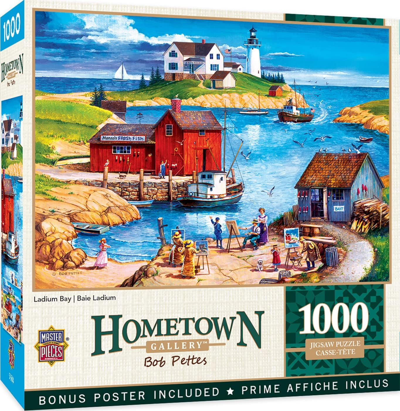 Unleash Your Creativity with the 1000 Piece McGiveny’s Country Store Jigsaw Puzzle - Perfect for Family Fun and Relaxation!