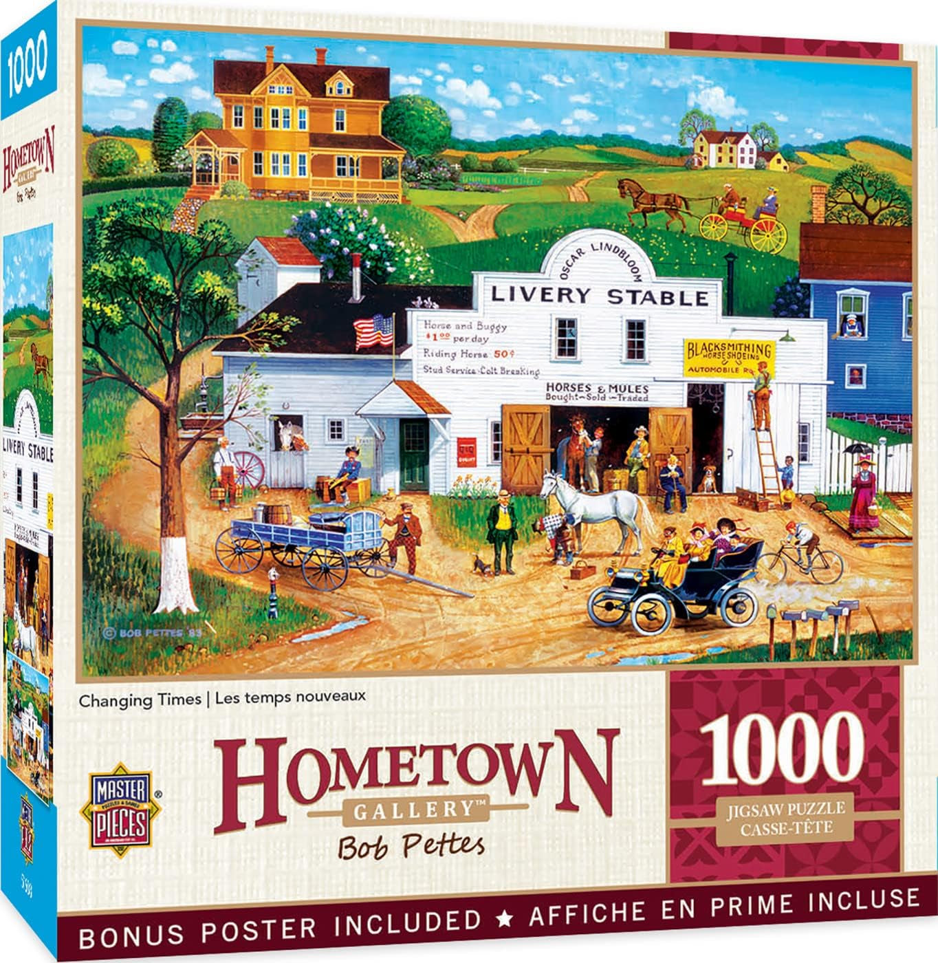 Unleash Your Creativity with the 1000 Piece McGiveny’s Country Store Jigsaw Puzzle - Perfect for Family Fun and Relaxation!