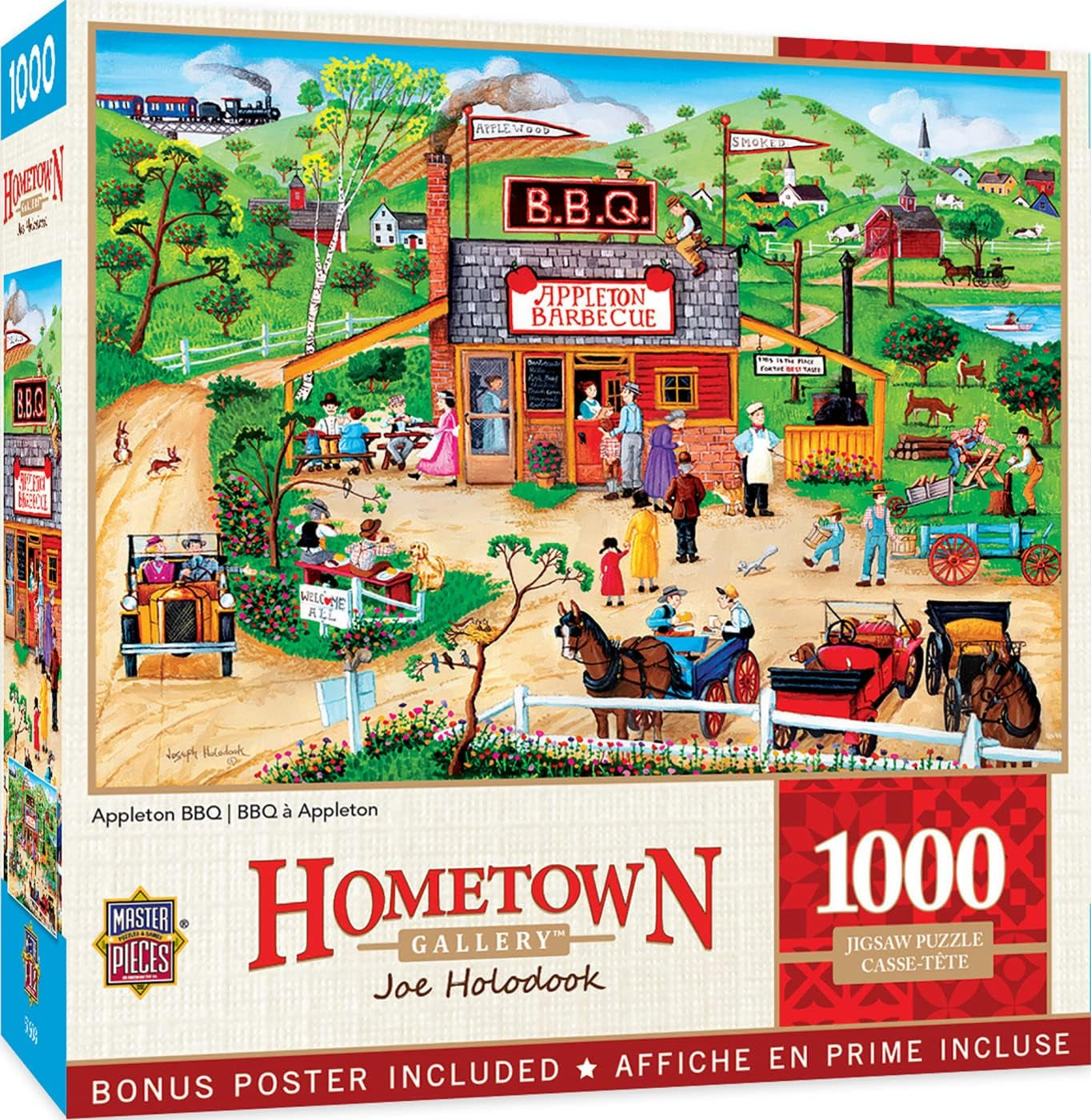 Unleash Your Creativity with the 1000 Piece McGiveny’s Country Store Jigsaw Puzzle - Perfect for Family Fun and Relaxation!