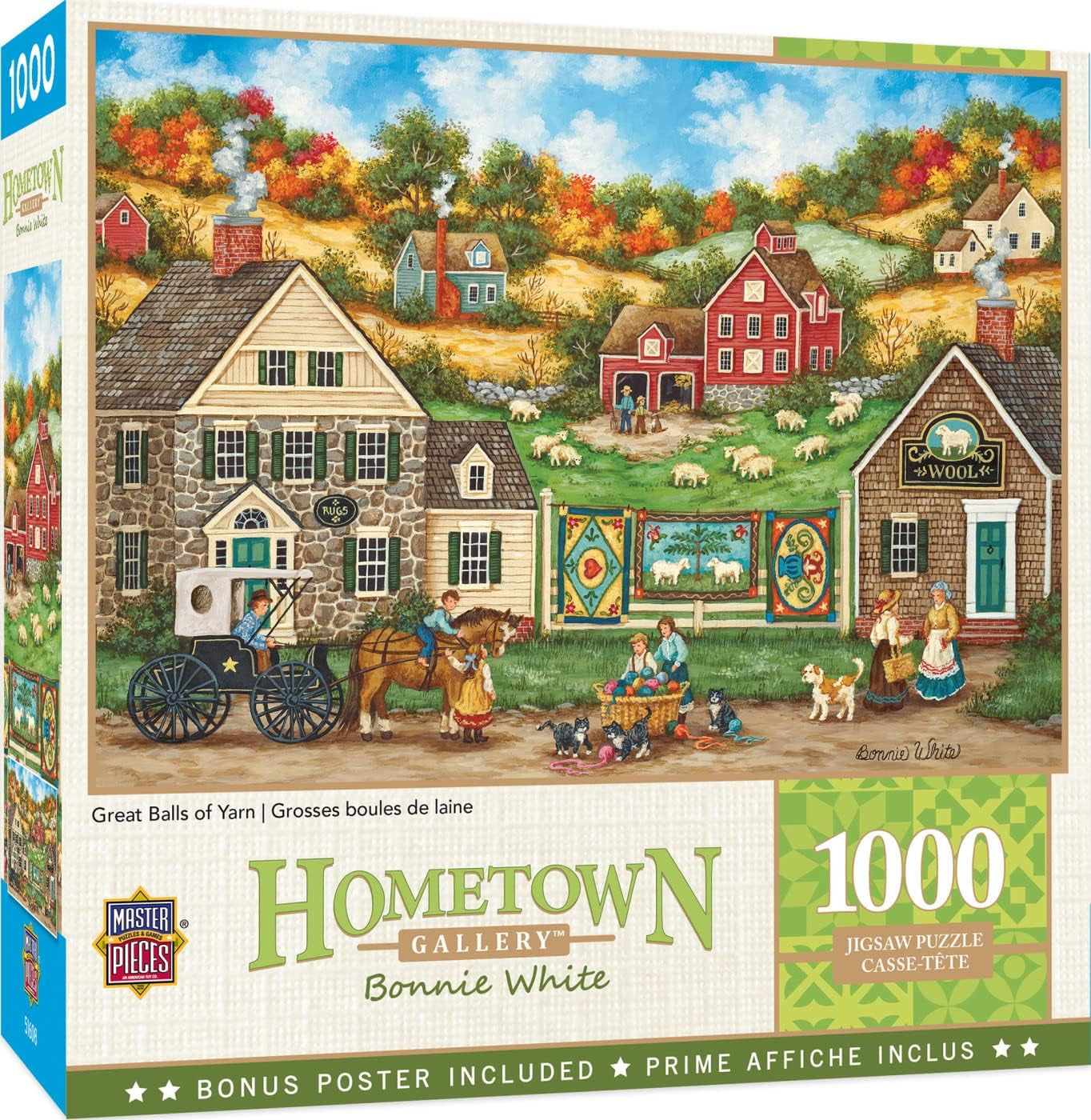 Unleash Your Creativity with the 1000 Piece McGiveny’s Country Store Jigsaw Puzzle - Perfect for Family Fun and Relaxation!