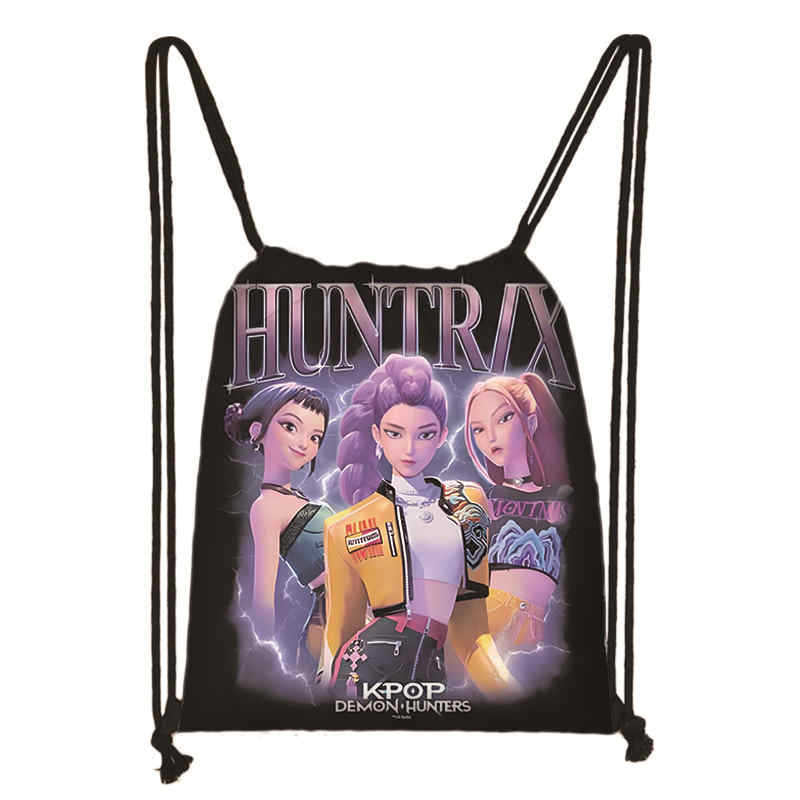 K-POP Demon Hunters drawstring pocket bag