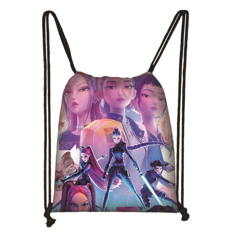 K-POP Demon Hunters drawstring pocket bag