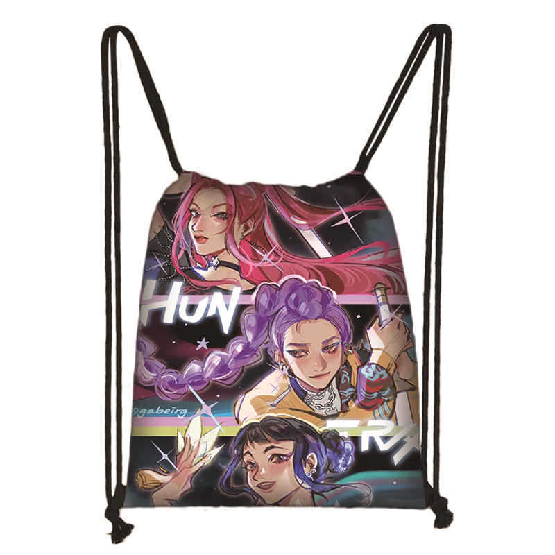 K-POP Demon Hunters drawstring pocket bag