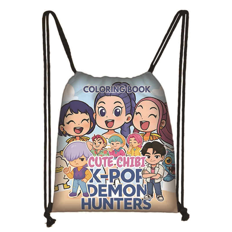 K-POP Demon Hunters drawstring pocket bag