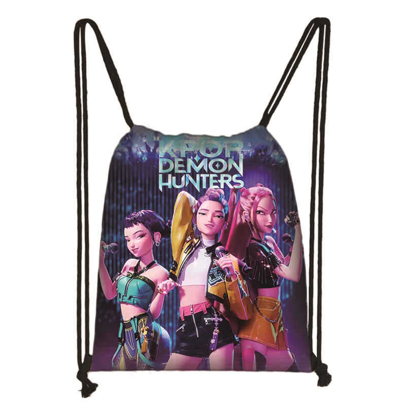 K-POP Demon Hunters drawstring pocket bag