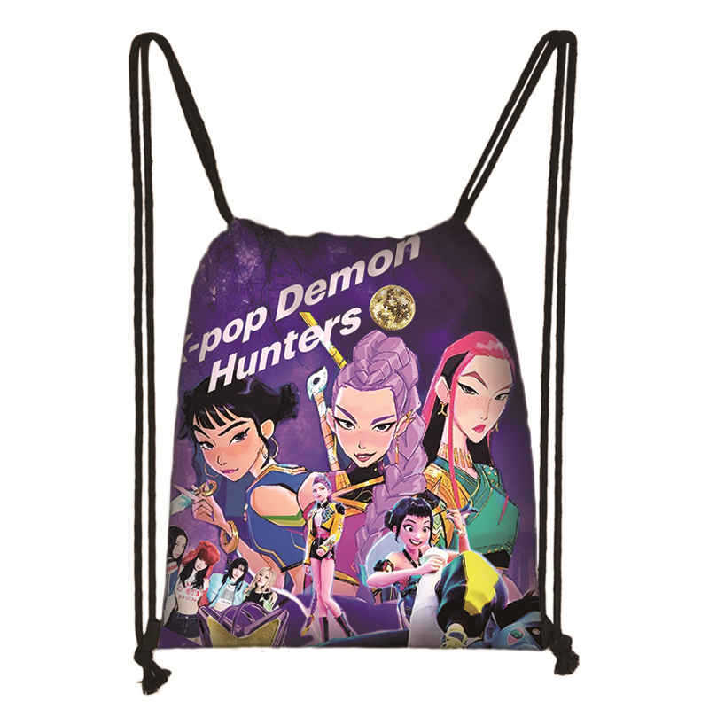 K-POP Demon Hunters drawstring pocket bag