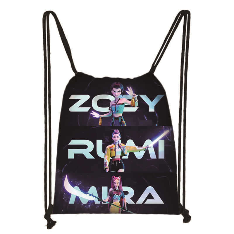 K-POP Demon Hunters drawstring pocket bag