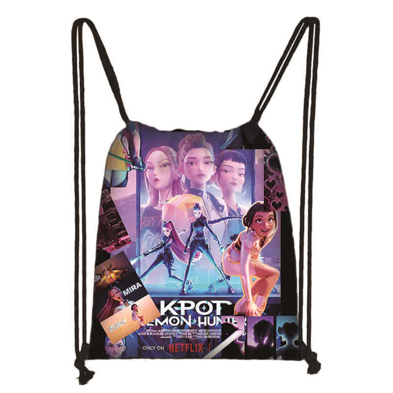 K-POP Demon Hunters drawstring pocket bag