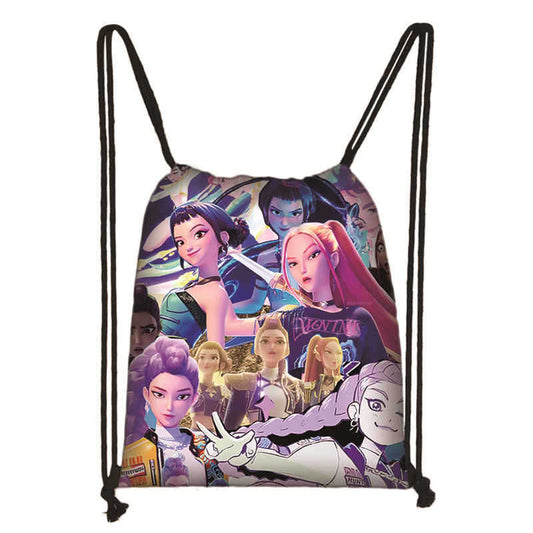 K-POP Demon Hunters drawstring pocket bag