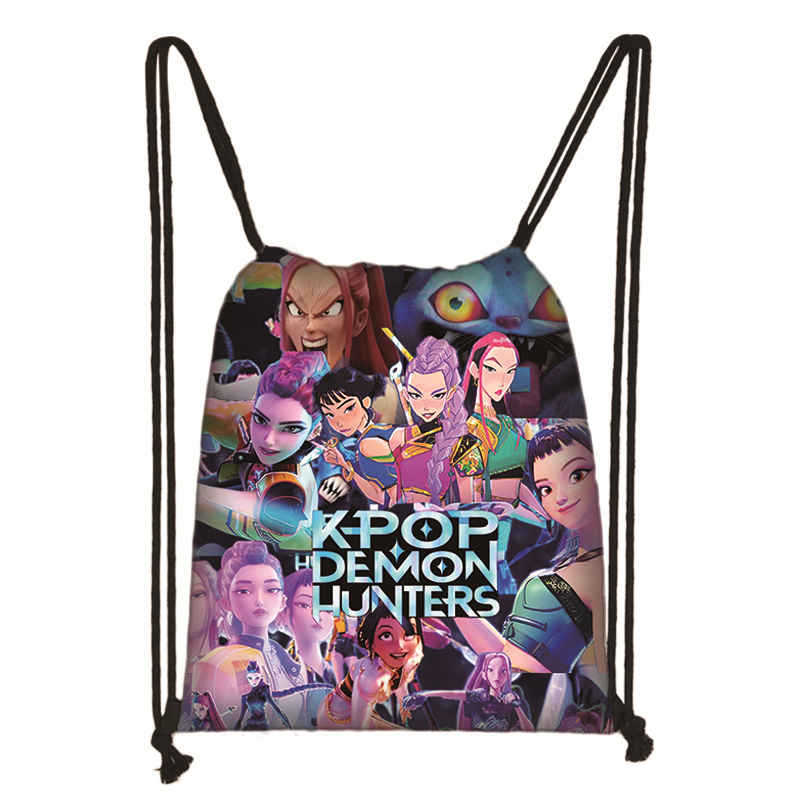 K-POP Demon Hunters drawstring pocket bag