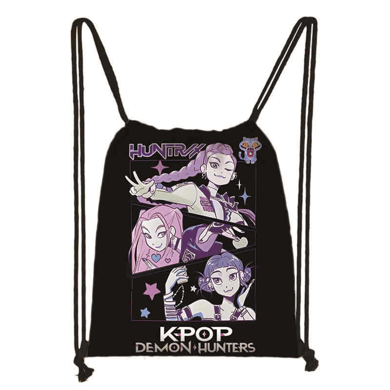 K-POP Demon Hunters drawstring pocket bag