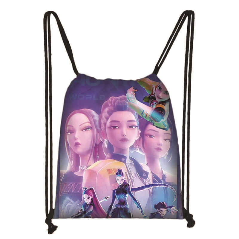 K-POP Demon Hunters drawstring pocket bag