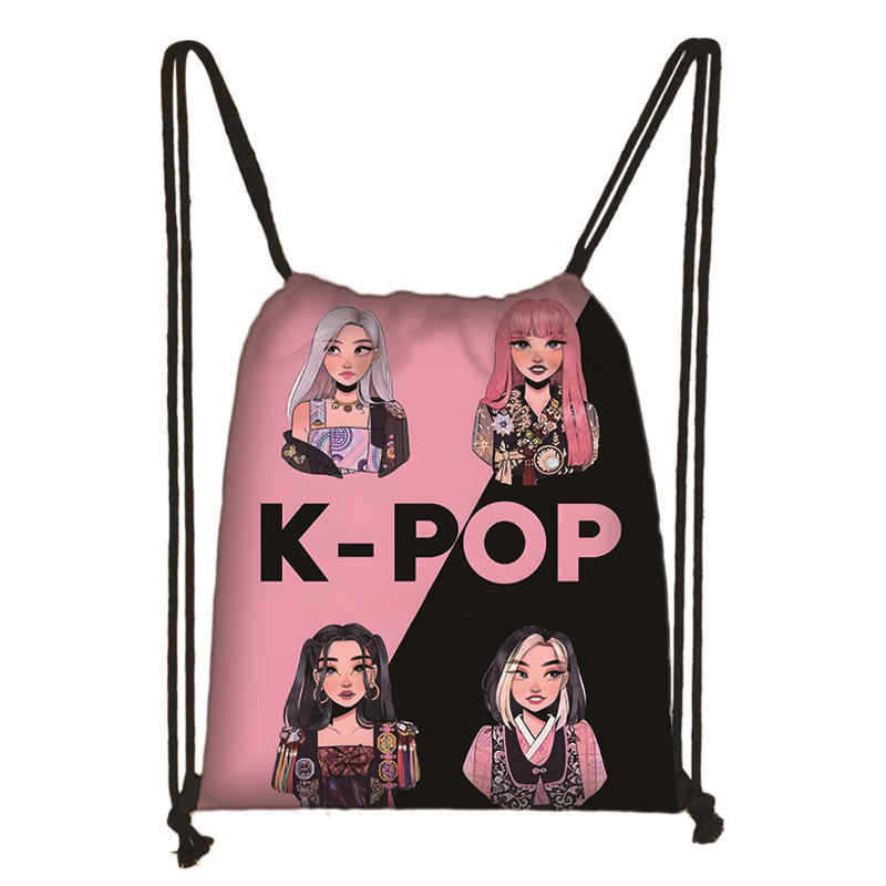 K-POP Demon Hunters drawstring pocket bag
