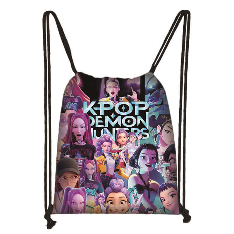 K-POP Demon Hunters drawstring pocket bag