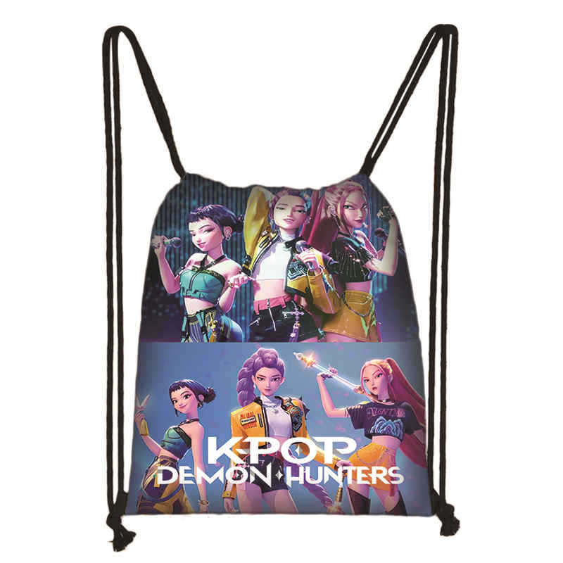 K-POP Demon Hunters drawstring pocket bag
