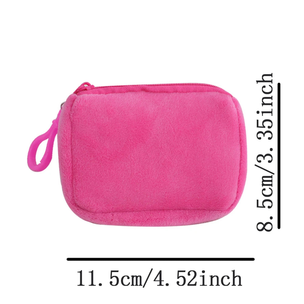KPop Demon Hunters Coin Purse Girls Cute Cartoon Anime Plushed Wallet Portable Mini Storage Bag Pendants Ornaments Child Gifts