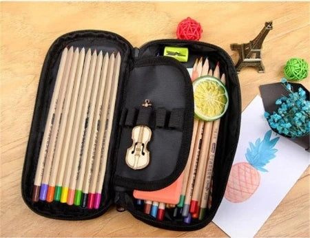 KPop Demon Hunters Student Pencil Case Anime Printed Pen Bags Stationery Storage Pouch School Supplies Child New Semester Gifts