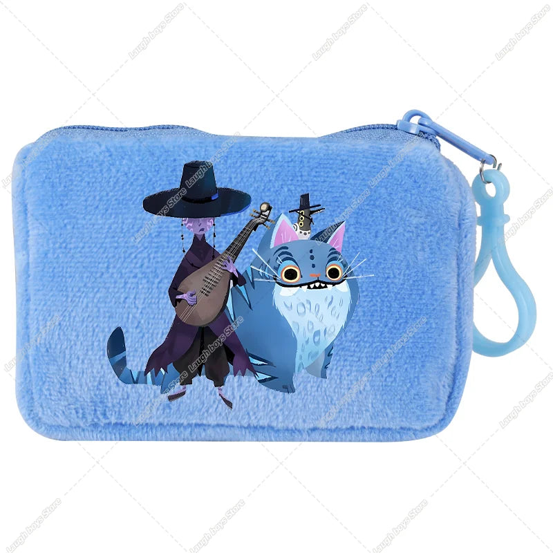 KPop Demon Hunters Coin Purse Girls Cute Cartoon Anime Plushed Wallet Portable Mini Storage Bag Pendants Ornaments Child Gifts