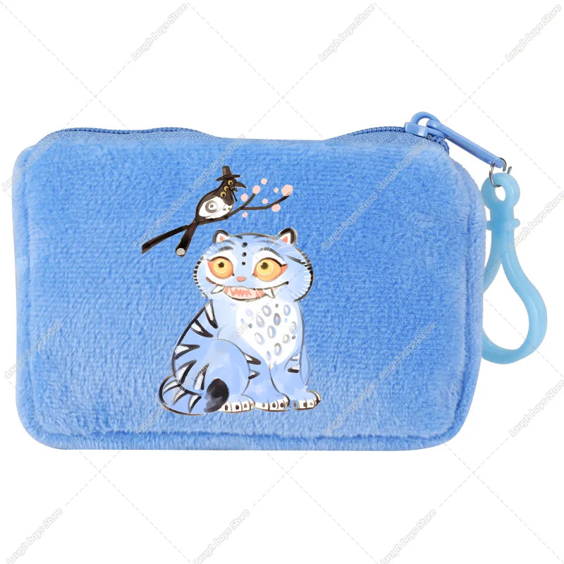KPop Demon Hunters Coin Purse Girls Cute Cartoon Anime Plushed Wallet Portable Mini Storage Bag Pendants Ornaments Child Gifts