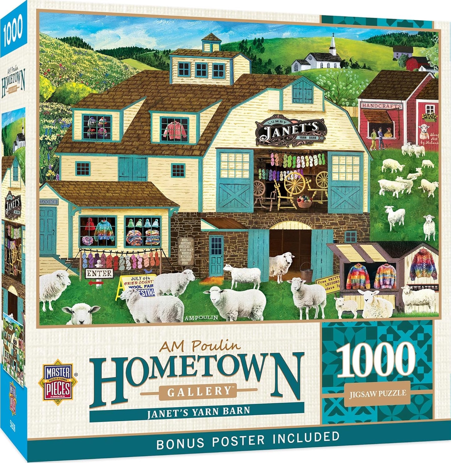 Unleash Your Creativity with the 1000 Piece McGiveny’s Country Store Jigsaw Puzzle - Perfect for Family Fun and Relaxation!