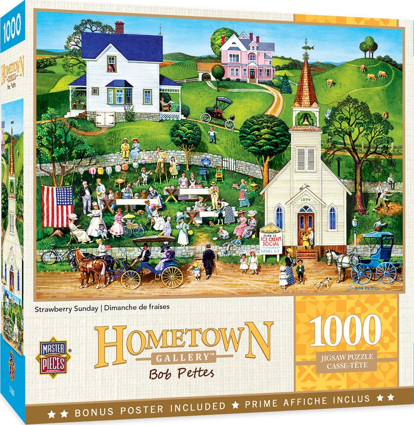 Unleash Your Creativity with the 1000 Piece McGiveny’s Country Store Jigsaw Puzzle - Perfect for Family Fun and Relaxation!