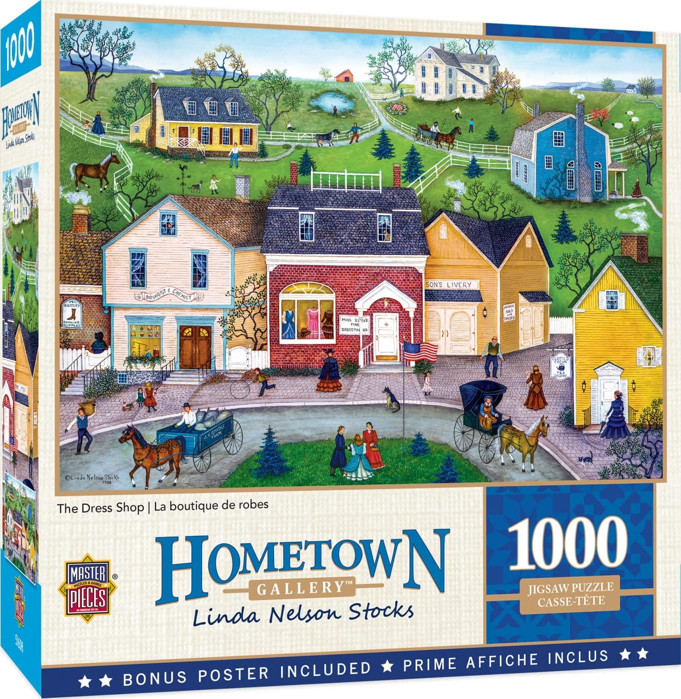 Unleash Your Creativity with the 1000 Piece McGiveny’s Country Store Jigsaw Puzzle - Perfect for Family Fun and Relaxation!