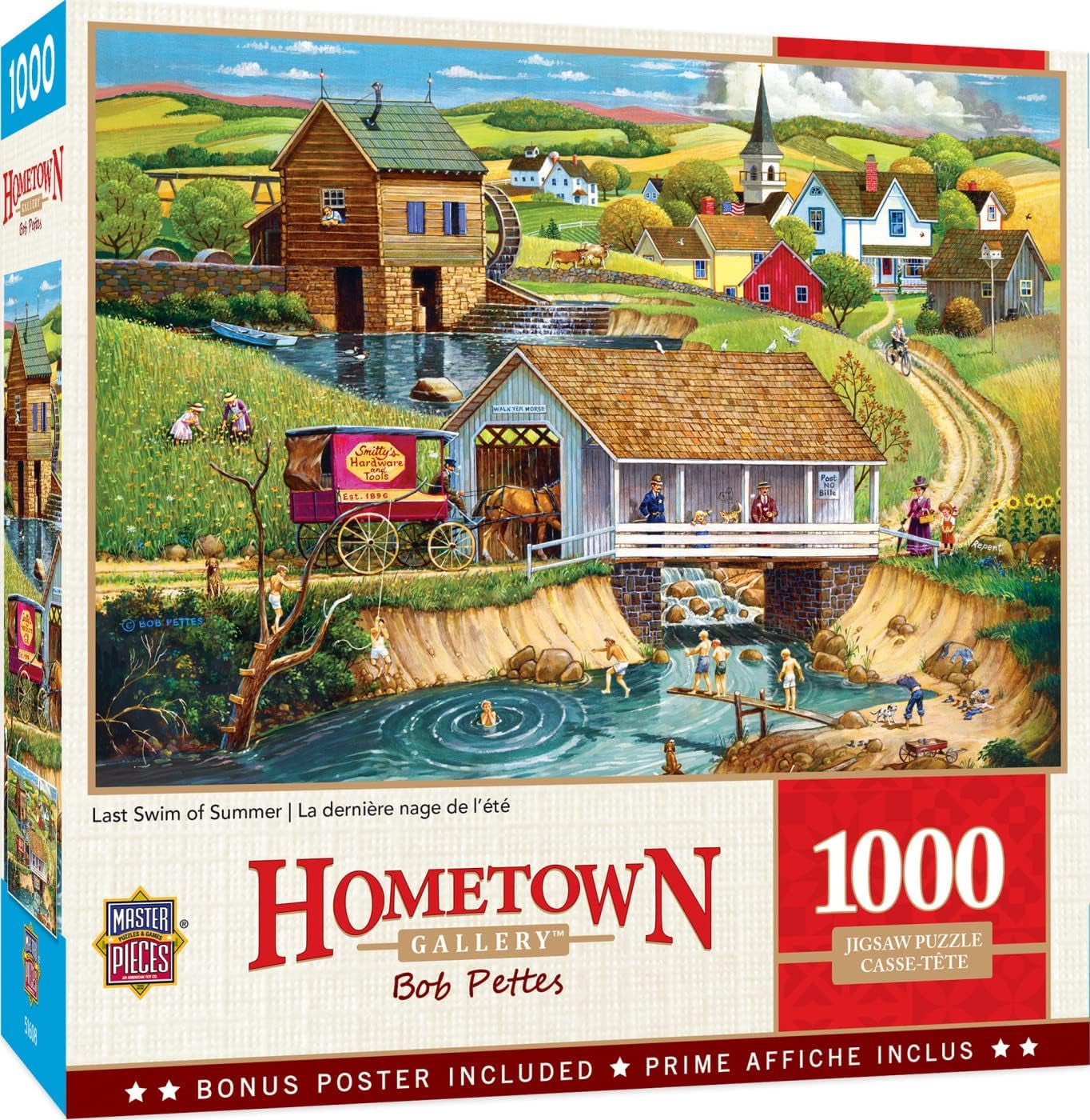 Unleash Your Creativity with the 1000 Piece McGiveny’s Country Store Jigsaw Puzzle - Perfect for Family Fun and Relaxation!