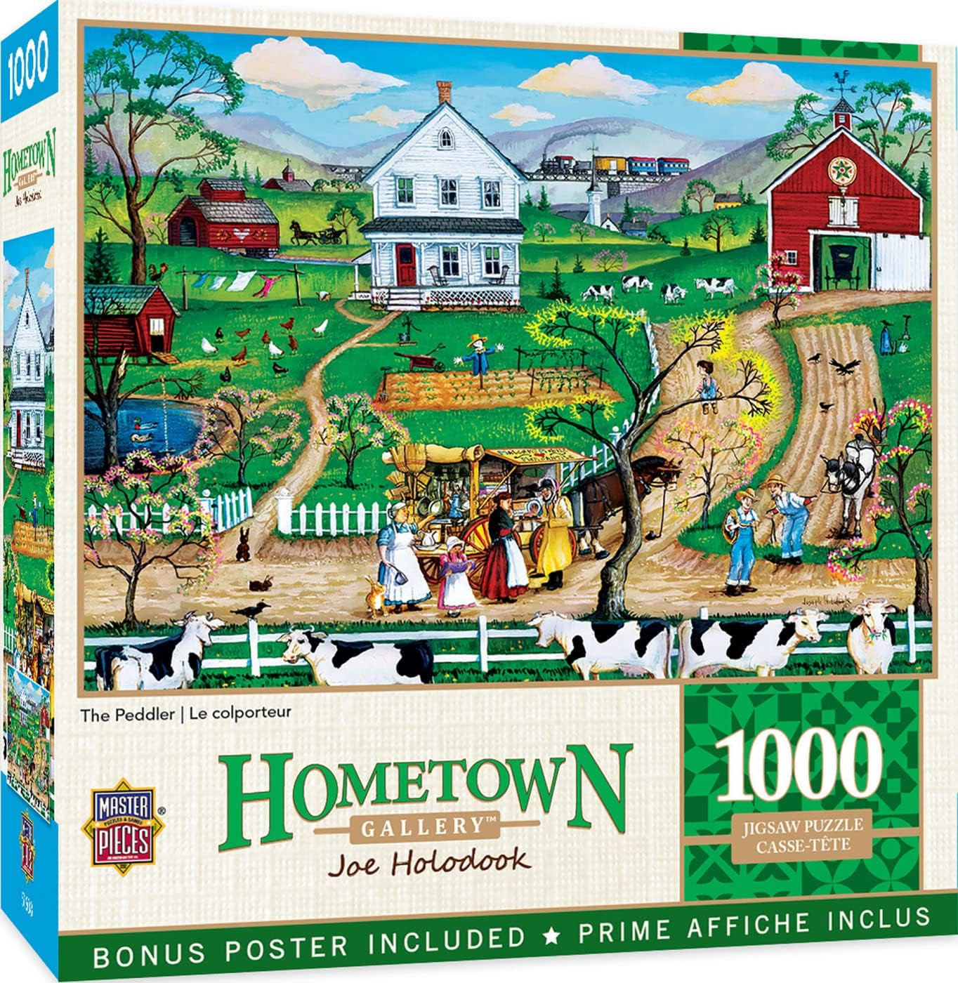 Unleash Your Creativity with the 1000 Piece McGiveny’s Country Store Jigsaw Puzzle - Perfect for Family Fun and Relaxation!