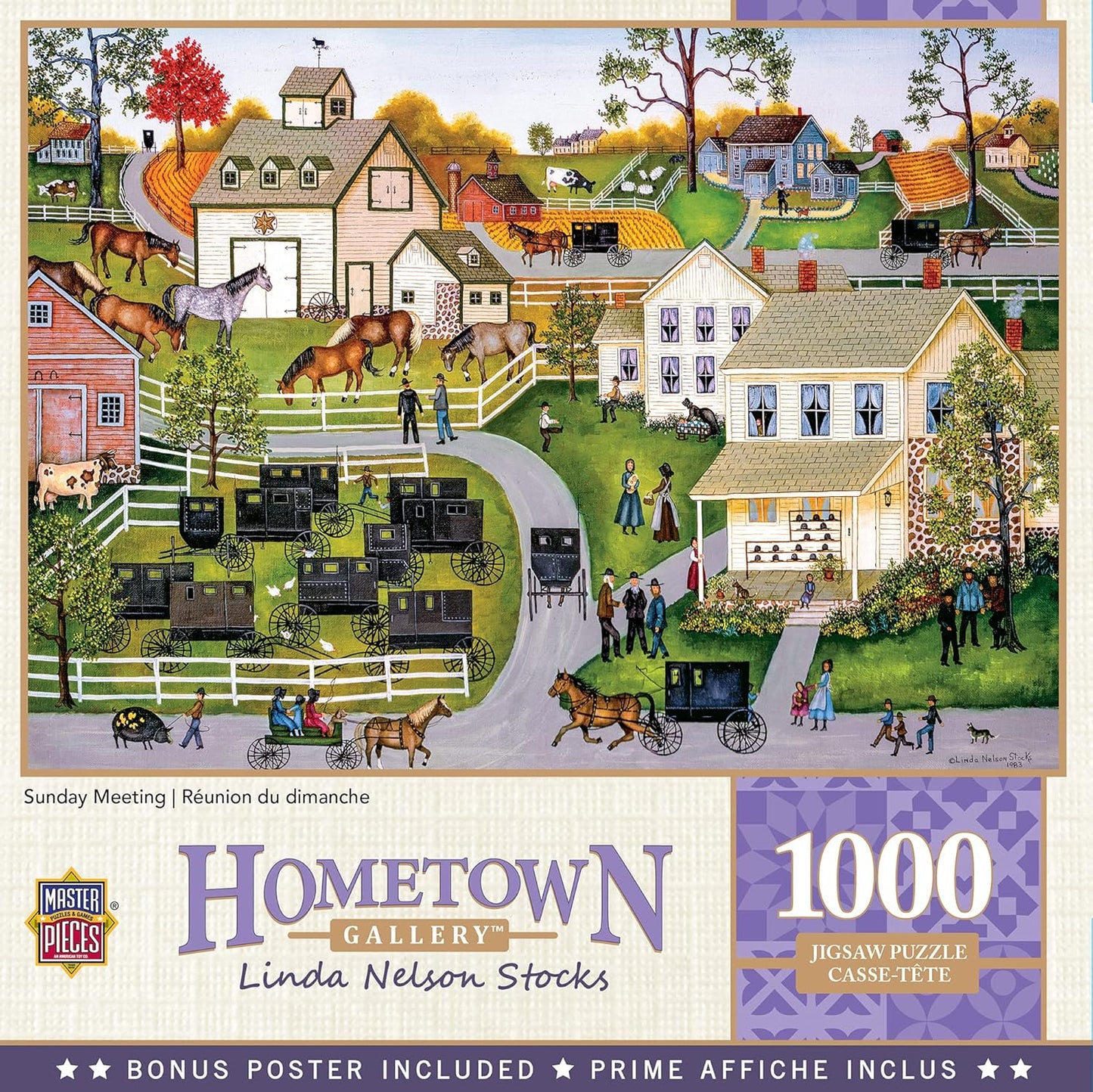 Unleash Your Creativity with the 1000 Piece McGiveny’s Country Store Jigsaw Puzzle - Perfect for Family Fun and Relaxation!