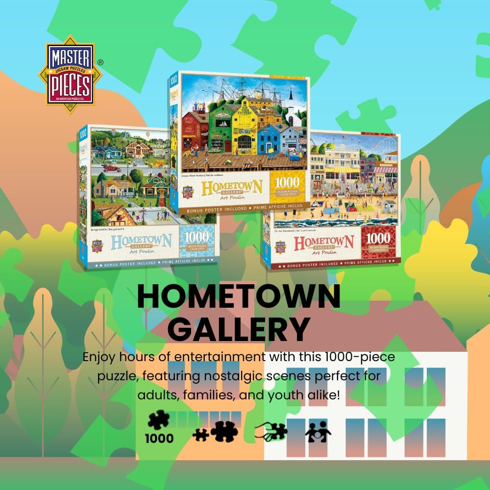Unleash Your Creativity with the 1000 Piece McGiveny’s Country Store Jigsaw Puzzle - Perfect for Family Fun and Relaxation!